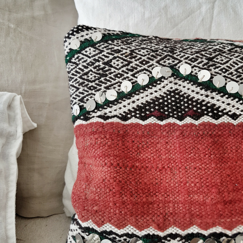 moroccan kilim pillow sana