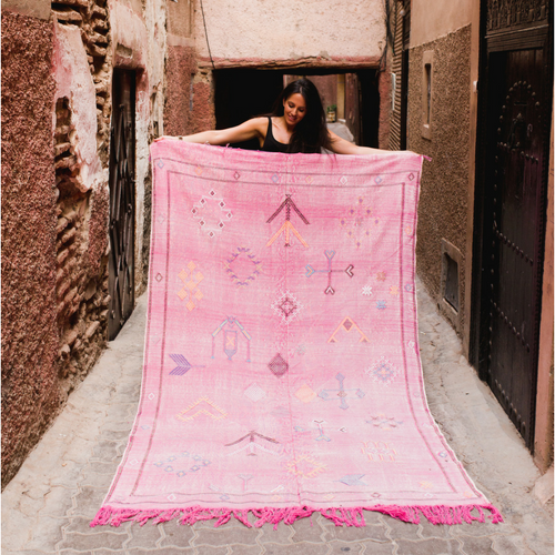 cactus silk rug nawal