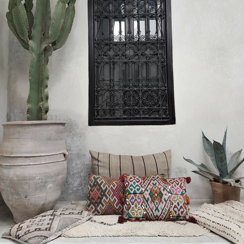 moroccan kilim pillow nara