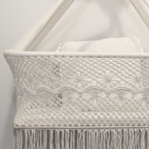 Crochet baby bassinet sales