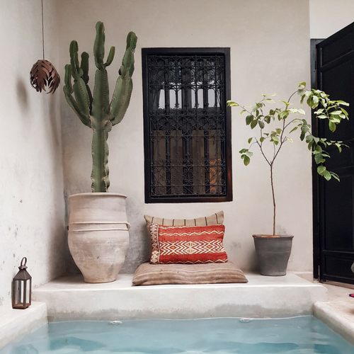 moroccan kilim pillow fariah