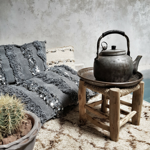 moroccan wedding blanket pillow jamal