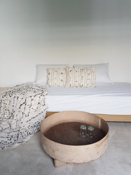 moroccan wedding blanket pillow adhara small