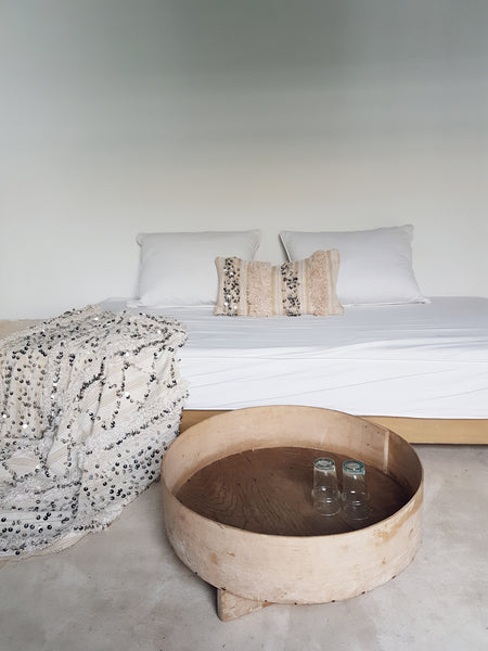 moroccan wedding blanket pillow chadia