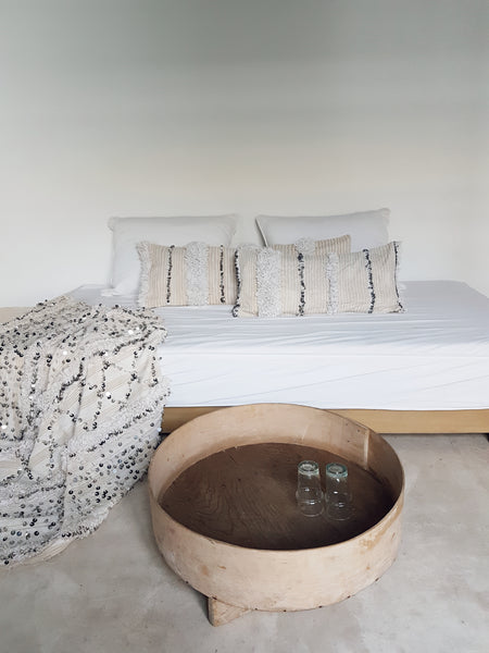 moroccan wedding blanket pillow zaira small