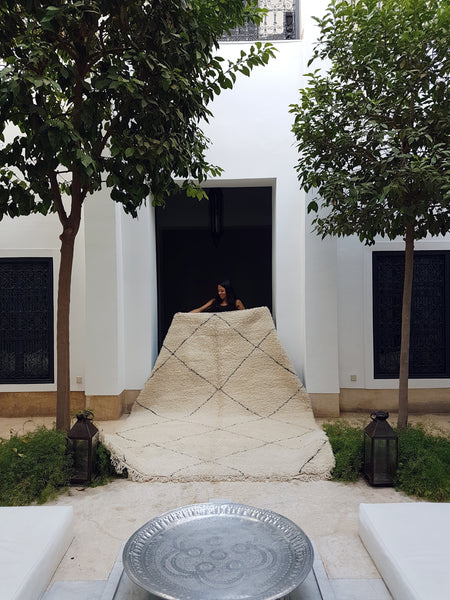 beni ouarain rug ethnic 310x220 cm