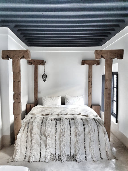 moroccan wedding blanket maktub