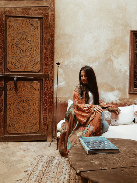 moroccan kaftan earth