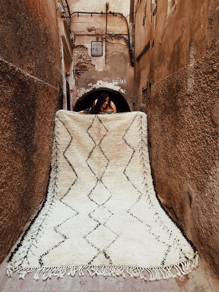 beni ouarain rug ethnic