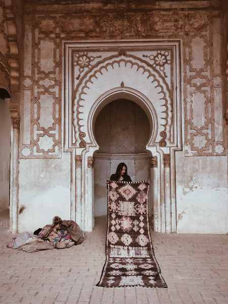 moroccan berber rug thlit