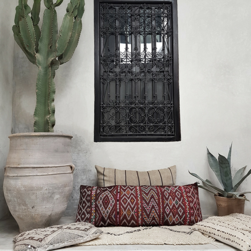 moroccan kilim pillow salam