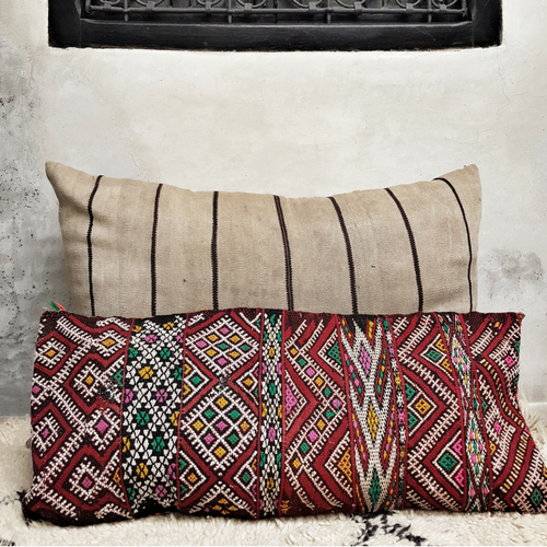 moroccan kilim pillow suraya