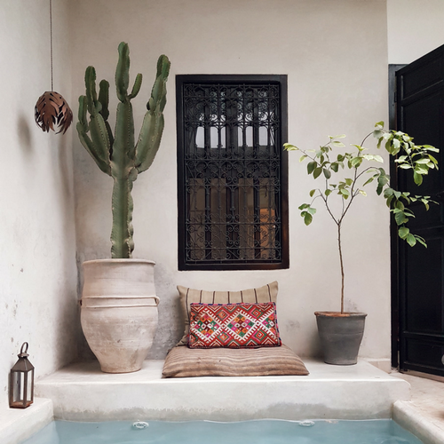 moroccan kilim pillow may