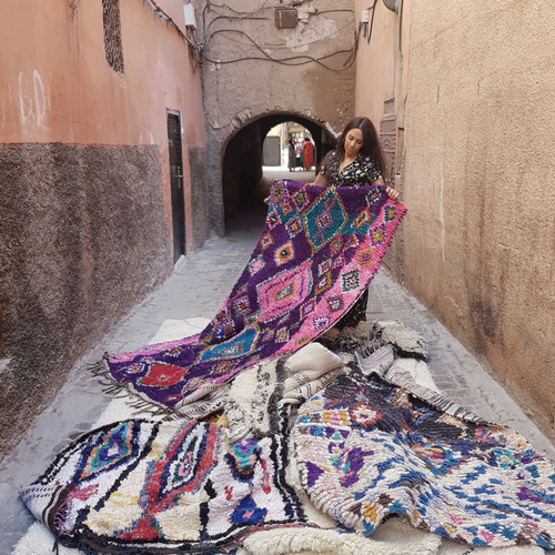 moroccan berber rug la vie en rose