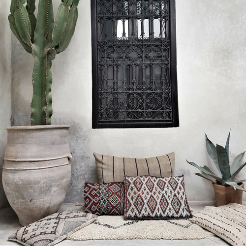 moroccan kilim pillow thamina