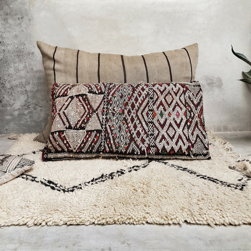 moroccan kilim pillow fatima