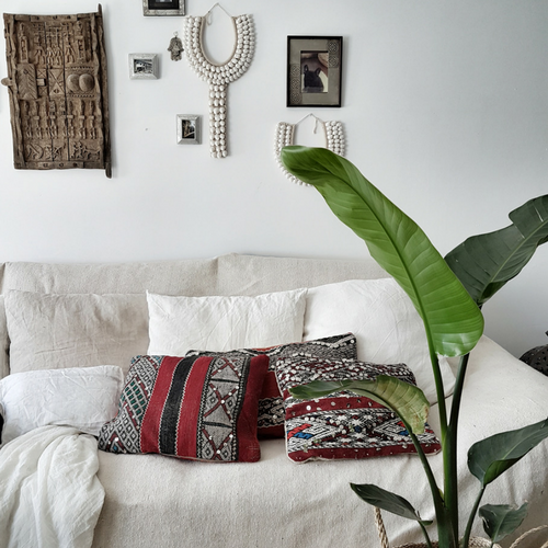 moroccan kilim pillow hana