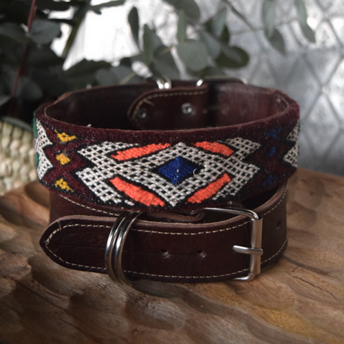 kilim dog collar isam