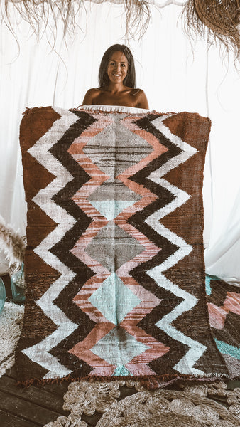 hanbel boucherouite rug earth