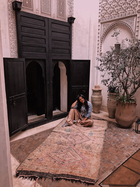 moroccan berber rug rose s'il vous plait PRE-SALE