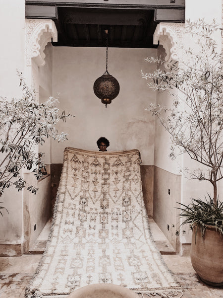 pre-sale beni ouarain rug amber