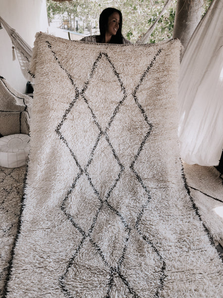 beni ouarain rug amoureux