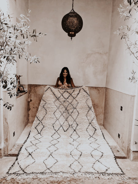 pre-sale beni ouarain rug maktub