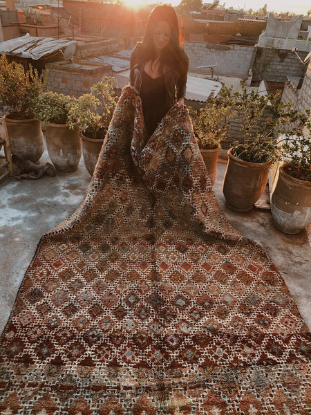 pre-sale moroccan berber rug Sunset