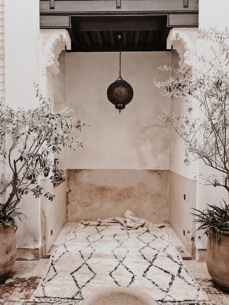 pre-sale beni ouarain rug maktub