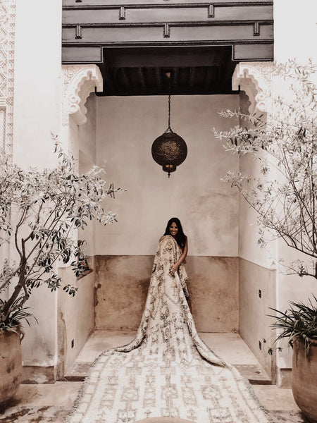 pre-sale beni ouarain rug amber