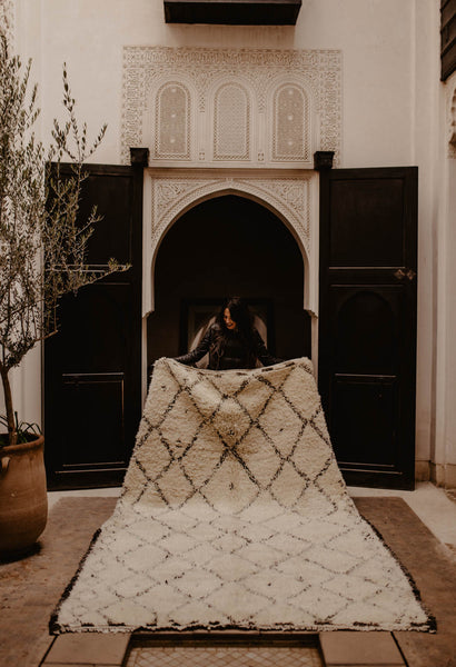 beni ouarain rug aicha