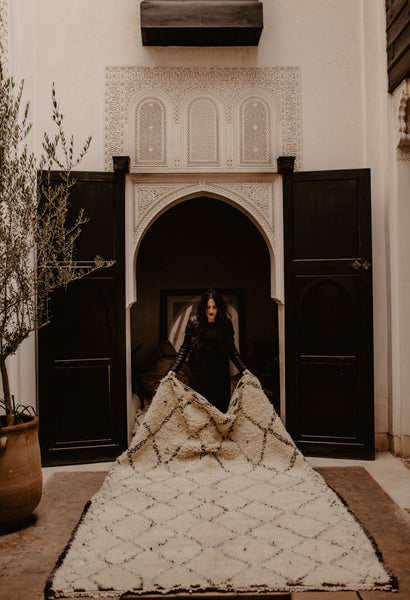 beni ouarain rug aicha