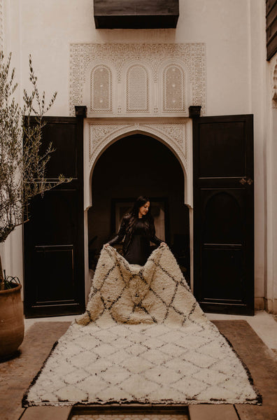 beni ouarain rug aicha