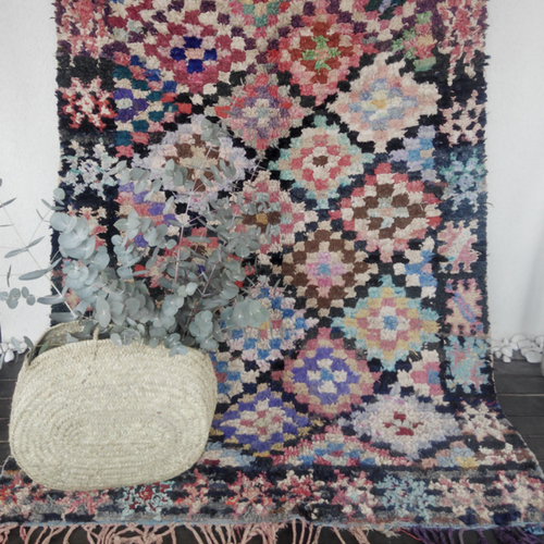moroccan boucherouite rug tarfaya