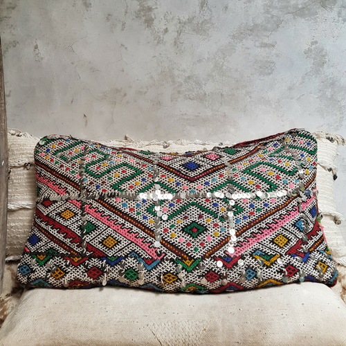 moroccan kilim pillow lina