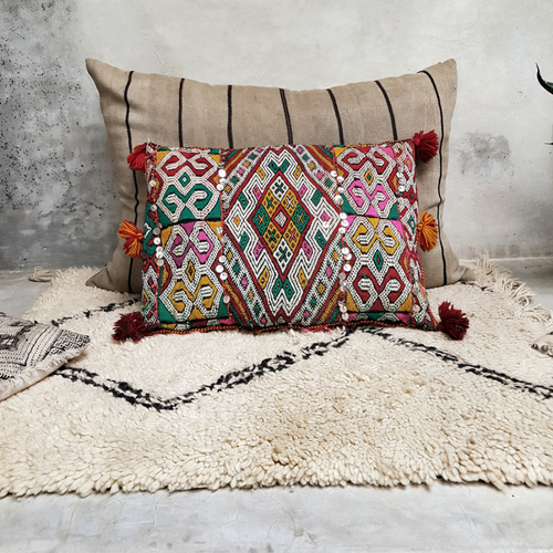 moroccan kilim pillow nara
