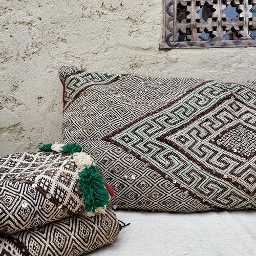 moroccan kilim pillow atlas