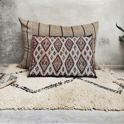 moroccan kilim pillow thamina