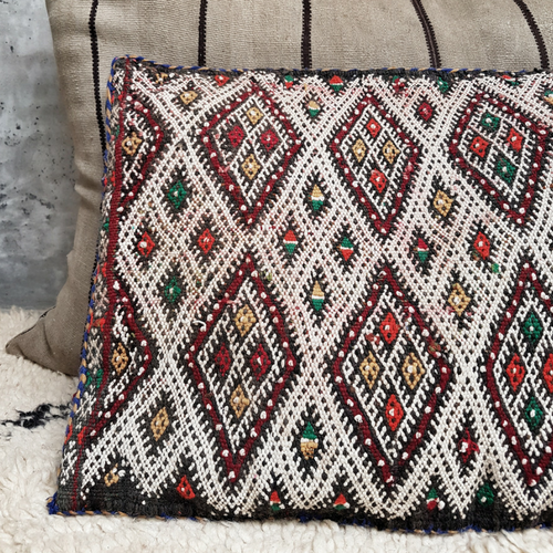 moroccan kilim pillow thamina
