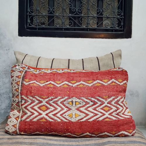 moroccan kilim pillow fariah