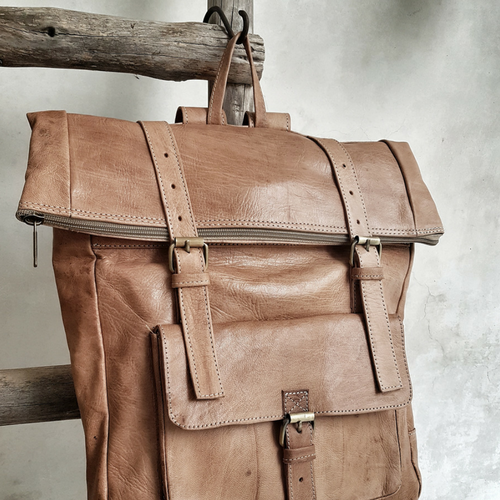 leather backpack anaan