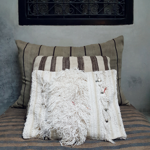 moroccan wedding blanket pillow nur 44x35 cm