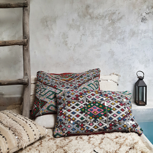 moroccan kilim pillow habiba