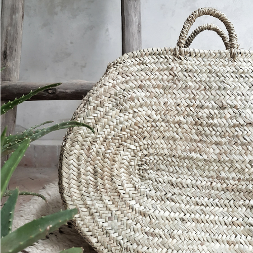 market palm basket
