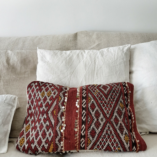 moroccan kilim pillow falak