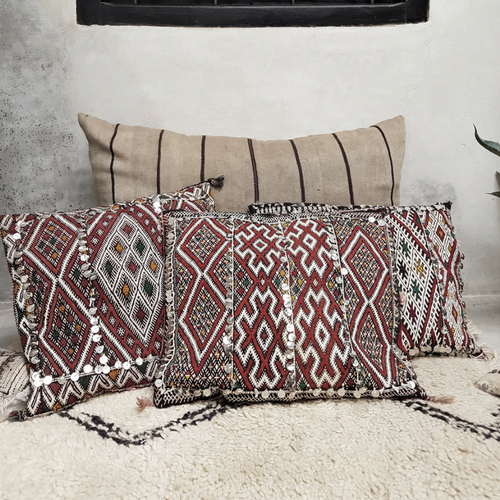 moroccan kilim pillow fadi