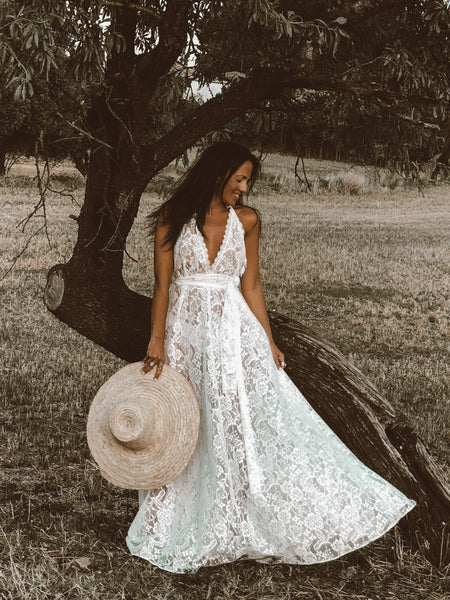 The white dress